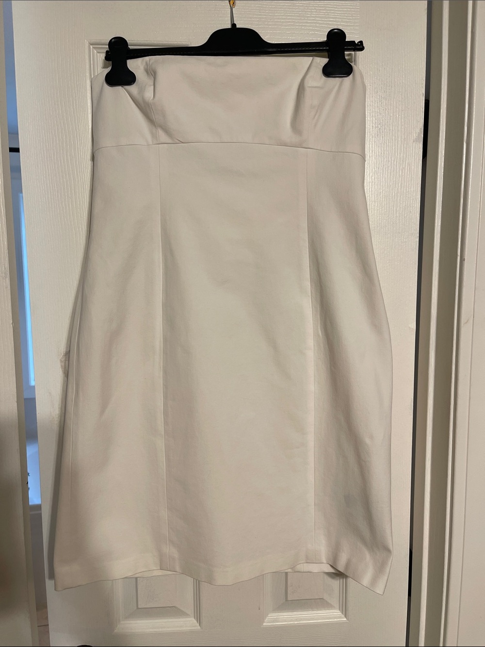 Ralph Lauren Strapless Cream A-Line Cocktail Dress